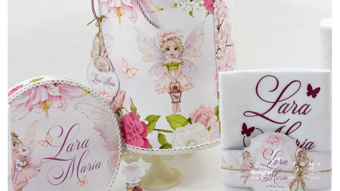 Trusou botez cu fluturi si zane cu parfum de primavara Zanele 16